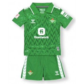 Maillot de foot Real Betis Extérieur enfant 2023-24 Manches Courte (+ pantalon court)